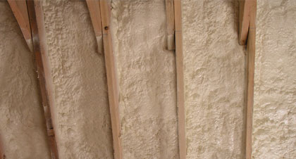 closed-cell spray foam for Bismarck applications